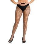 Tempting Lines - Set 4 Dresuri Plasă Negre – Fishnet Ochiuri Extra-Mari, Mari, Medii și Fine